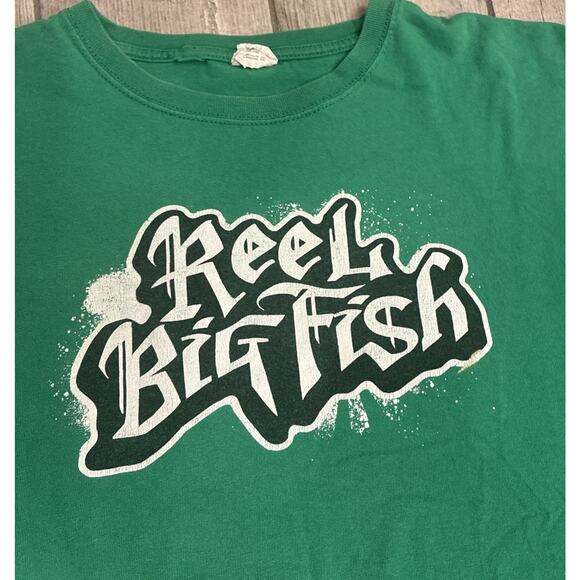 Vintage 2000s Reel Big Fish Ska Punk Band T-Shirt L Anvil Graphic Tee - Picture 3 of 10